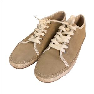 RAG & BONE Ladies Beige Suede Lace-up Espadrille style Shoes Sneakers 39…